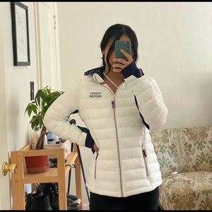 White winter jacket